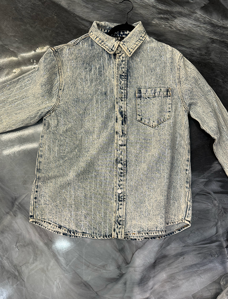 Fallen diamond denim top