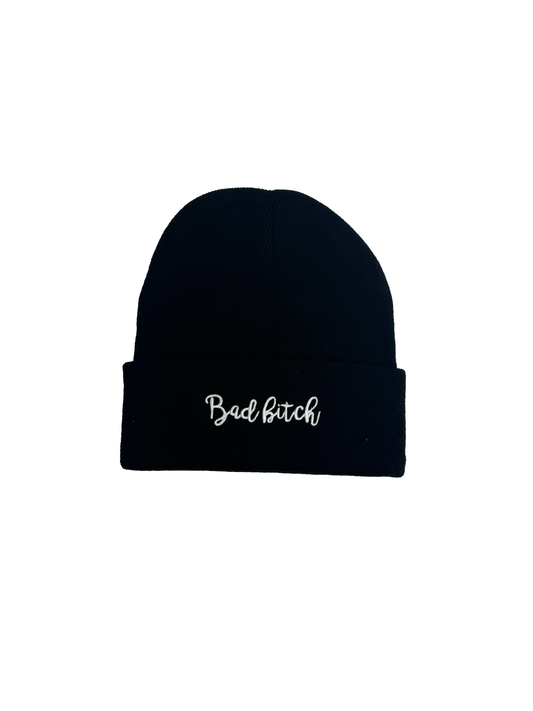 Bad Bitch beanie black