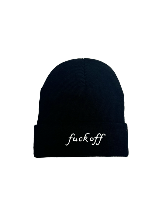 fuck off beanie black